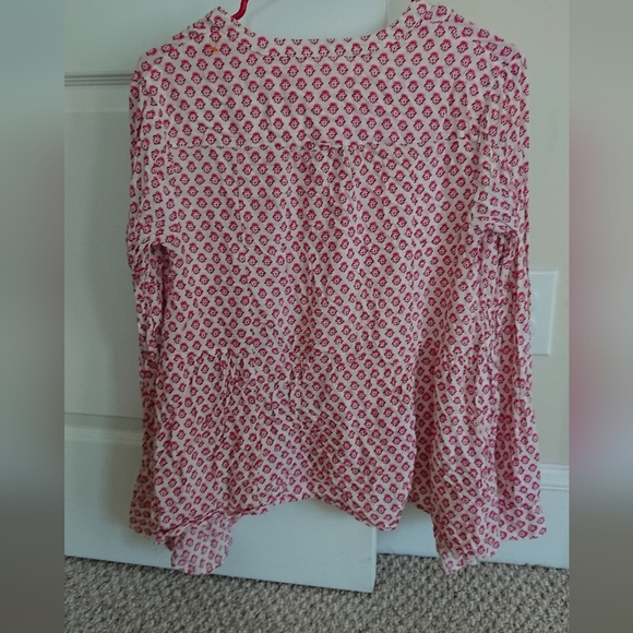 Anthropologie Maeve Laiken Henley In Motif Tunic Top size 8 - Picture 4 of 16